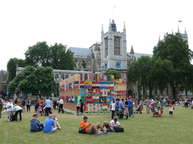 Londoni utcak&eacute;p olimpia idej&eacute;n 2012.